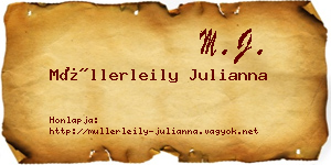 Müllerleily Julianna névjegykártya